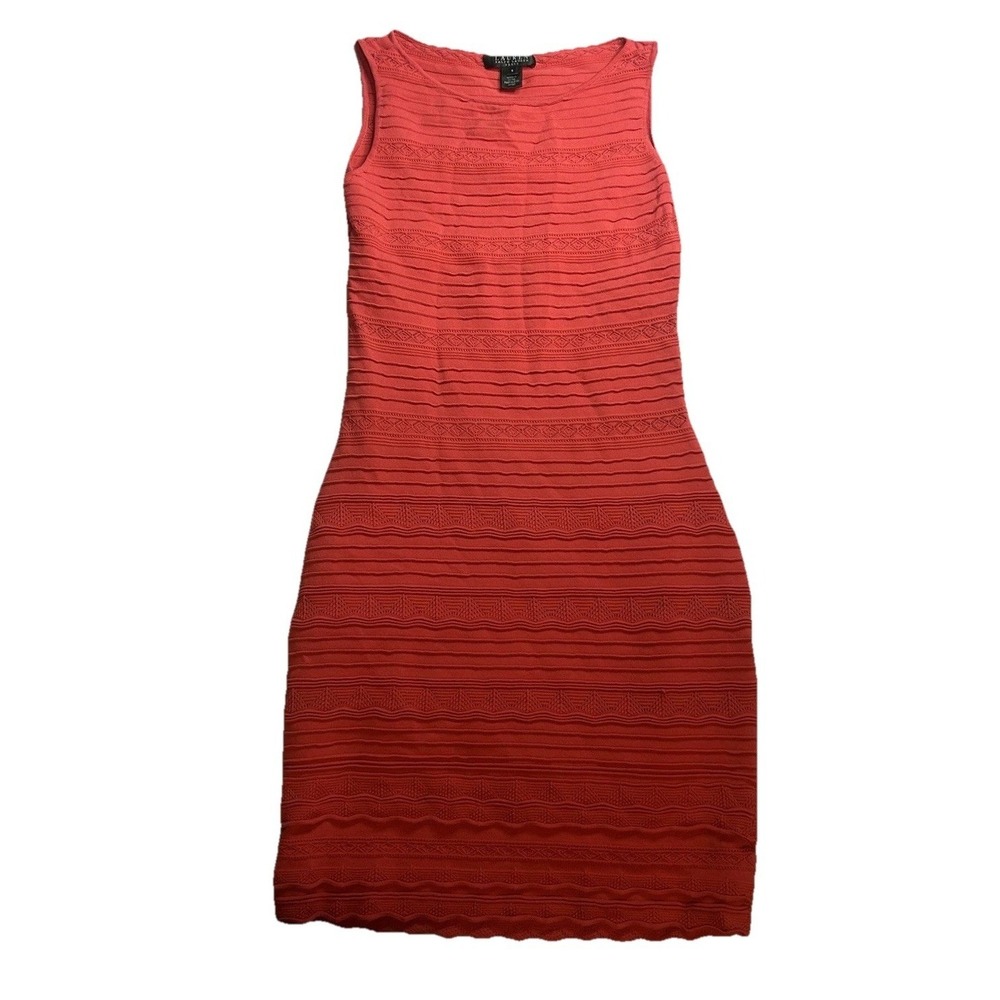 Lauren Ralph Lauren Women's Small - Coral Red Sleeveless - Lined Viscose Nylon